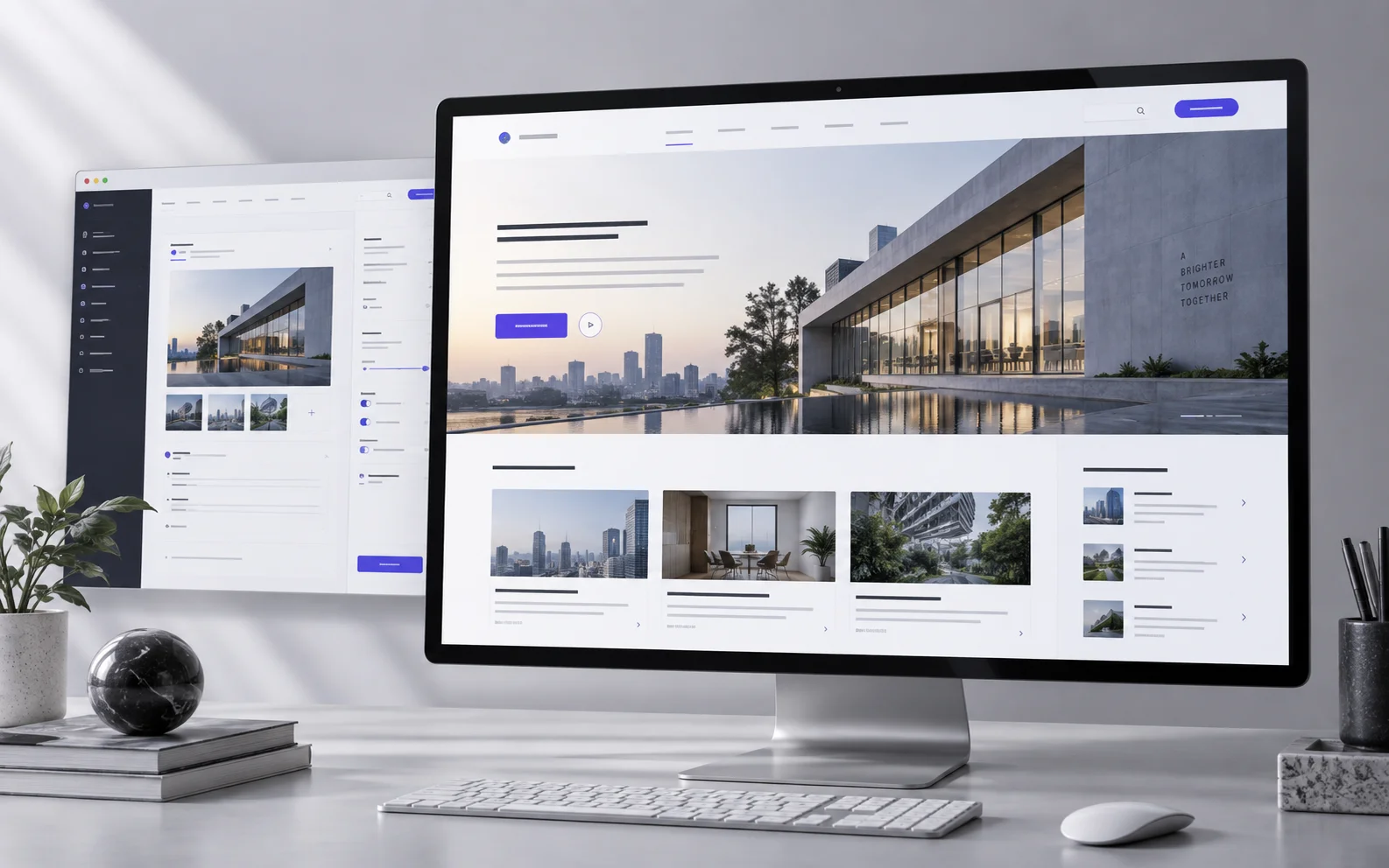 Company Profile — ilustrasi konsep produk